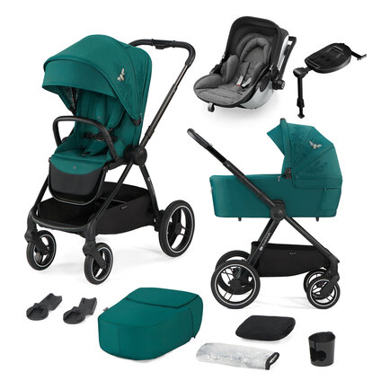 KINDERKRAFT SELECT Kočík Nea Nature Vibes, Premium, autosedačka a základňa Kiddy Evoluna i-size 2