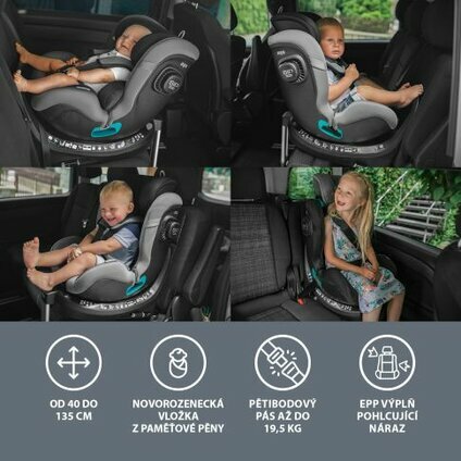 ZOPA - Autosedačka Voyager Maxi i-Size + darček Ochrana sedadlá s vreckom na tablet v hodnote 26,30€